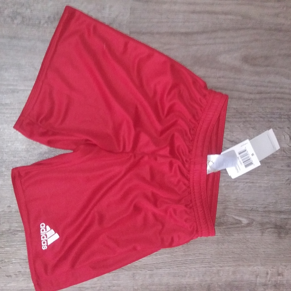 Adidas shorts boys small NWT
